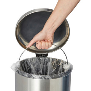 Poubelle à pédale "Kihn" inox - 30 L