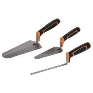 Lot de 3 truelles 160-200-10 mm