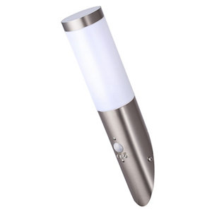 Applique murale à détection de mouvements "Hollis" IP44 E27 - Acier