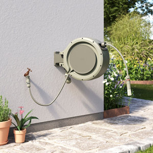 Dévidoir automatique mural 25 m 180°