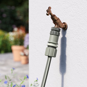 Nez de robinet universel en plastique 1 voie