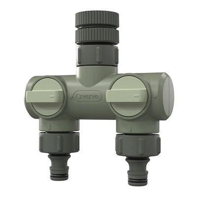 Nez de robinet 2 voies GoodHome en plastique - vue 1