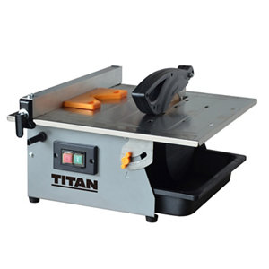 Coupe-carreaux en acier 750 W avec inclinaison de table 0° à 45°