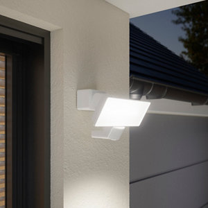 Projecteur à détection de mouvements Dircao IP65 30 W - Blanc