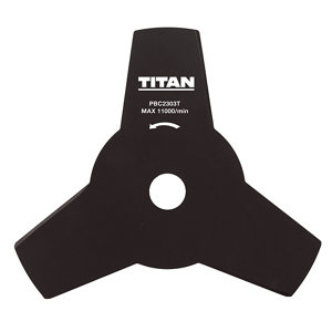 Lame 23 cm, 3 dents "TITAN" pour débroussailleuse Titan 1000 W