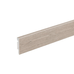 Plinthe "Gladstone" décor chêne grisé - L. 220 x H. 6 cm x Ép. 13 mm