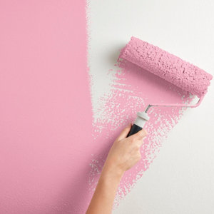 Peinture mur intérieur Mat 0,75 L Rose bonbon