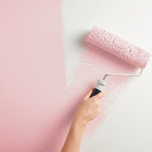 Peinture mur intérieur Satin 0,75 L Rose pétale