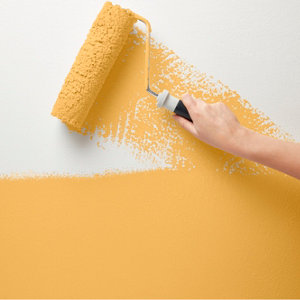 Peinture mur intérieur Satin 2,5 L Jaune d'or