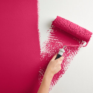 Peinture mur intérieur Satin 2,5 L Rose fuchsia