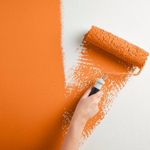 Peinture mur intérieur Satin 2,5 L Orange confite