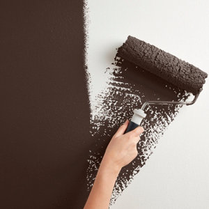 Peinture mur intérieur Satin 2,5 L Marron châtaigne