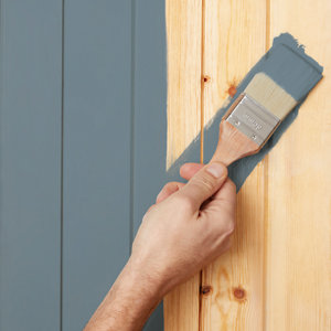 Peinture extérieur bois 0,75 L bleu orage satin