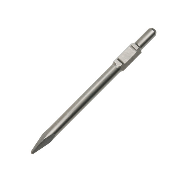 Lot De 5 Burins à Marteau Pneumatique Tige Hexagonale 175mm - Acier Robuste Pour Enlever Boulons Et Mortier