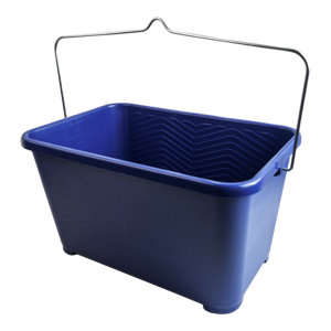 Seau à peinture 14 L en plastique bleu
