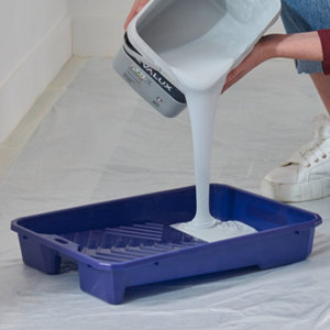 Bac à peinture 230 mm en plastique bleu