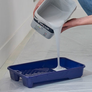 Bac peinture 180 mm en plastique bleu