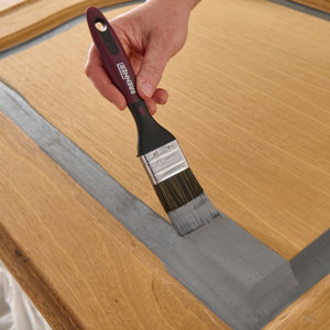 Pinceau plat bois et métal 40 mm toutes peintures