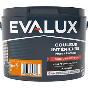 Peinture mur haute résistance Base B Mat 2,5 L