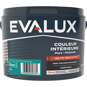 Peinture mur haute résistance Base C Mat 2,5 L