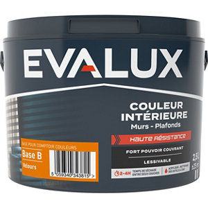 Peinture mur haute résistance Base B Velours 2,5 L
