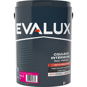 Peinture intérieure haute résistance Base A Mat 5 L