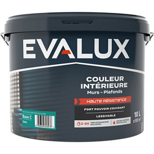 Peinture mur haute résistance Base C Satin 10 L