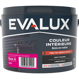 Peinture bois métal intérieur Base A Satin 2,5 L