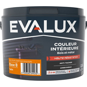Peinture intérieure bois métal Base B Satin 2,5 L
