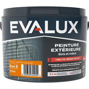 Peinture extérieure bois métal Base B Brillant 2,5 L