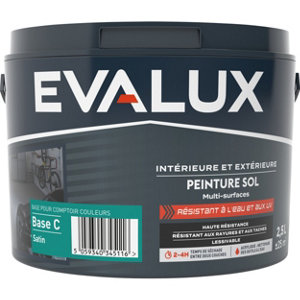 Peinture sol Base C Satin 2,5 L