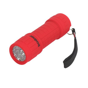 Mini lampe torche LED rouge - 27 lm