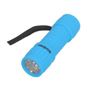 Mini lampe torche LED bleue - 27 lm
