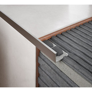 Profile équerre aluminium 2,50 m x 10 mm - mat