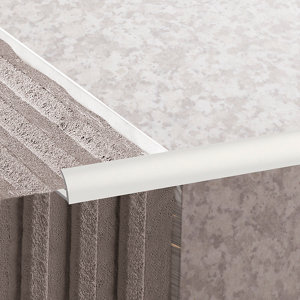 Profile 1/4 rond pvc 2,50 m x 9 mm - ivoire