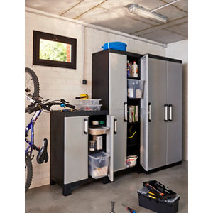  Armoire basse résine H.97 x l.65 x P.45 cm "Liane"