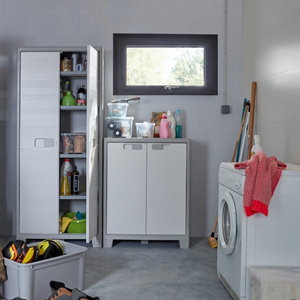  Armoire basse résine H.100 x l.80 x P.44 cm"Malo"