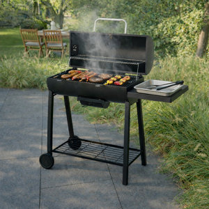 Barbecue charbon Baril - 101 x 56,5 x 95,5 cm