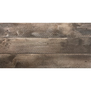 Carrelage de sol extérieur "Bois rustique" marron - l. 31 x L. 62 cm