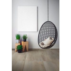 Carrelage de sol intérieur "Larix" gris - l. 45,7 x L. 45,7 cm