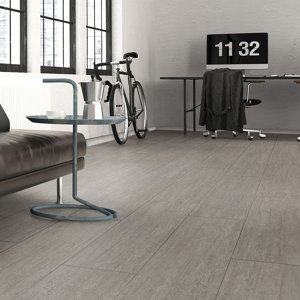 Carrelage de sol intérieur "La paz" gris - l. 31 x L. 62 cm