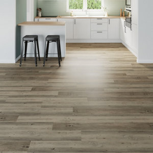 Lame PVC clipsable chêne    l. 15 x L. 122 cm x Ép 4 mm