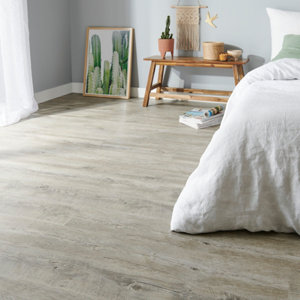 Lame PVC clipsable "Chêne rusti" l. 15 x L. 122 cm x Ép 4 mm