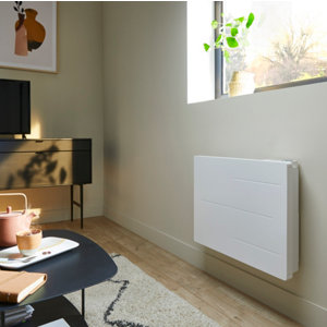 Radiateur double cœur de chauffe VESTFOLD 1000 W - H.45xL.59cm Ép.12,5 cm