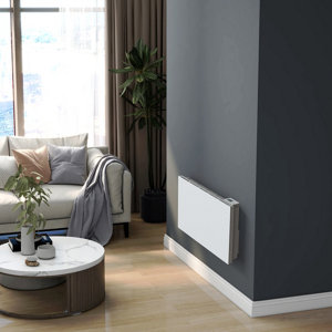 Radiateur céramique à inertie sèche "Meilla" blanc - 1 500 W