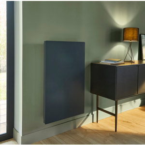 Radiateur céramique à inertie sèche vertical "Meilla" anthracite - 1 500 W