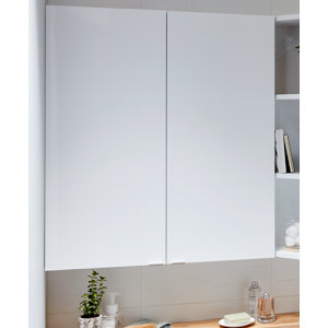 Rangement mural blanc Idalie L. 60 x H. 90 x P. 15 cm