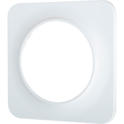 Plaque 1 Poste Blanc "zephyr"