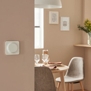 Poussoir blanc satin "Zephyr"