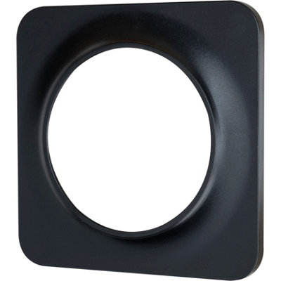 Plaque 1 Poste Noir "zephyr"